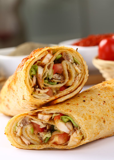 photo of finished Chicken Club Wrap recipe