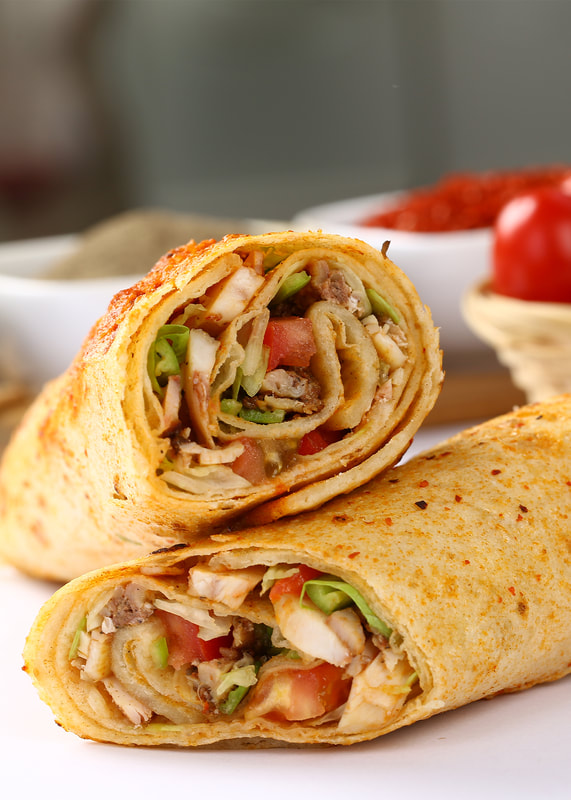 photo of finished Chicken Club Wraps recipe